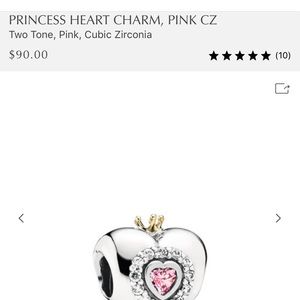 Pandora Princess Charm